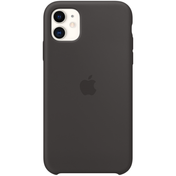 Чехол Apple для iPhone 11, силикон, чёрный (MWVU2A)