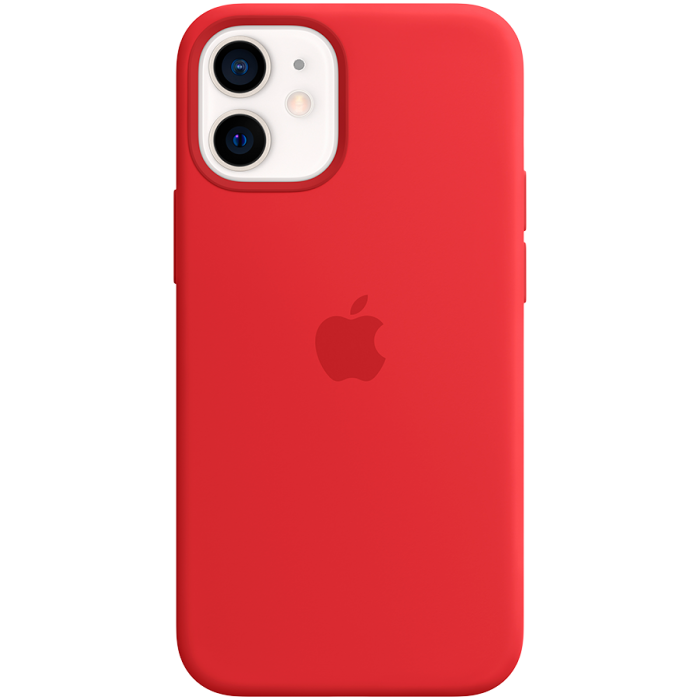 Чехол Apple MagSafe для iPhone 12 mini, силикон, красный (PRODUCT)RED (MHKW3)