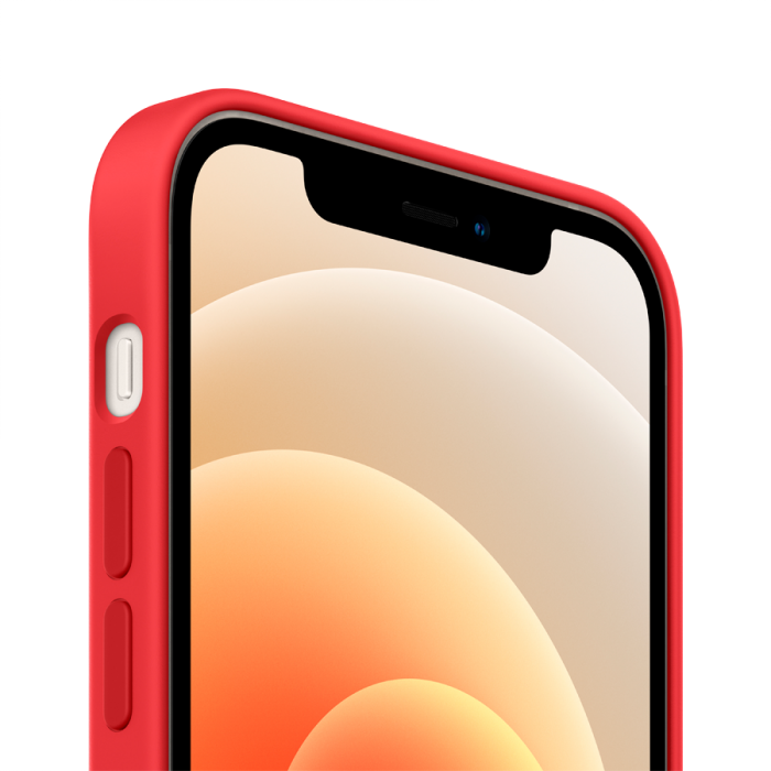 Чехол Apple MagSafe для iPhone 12 mini, силикон, красный (PRODUCT)RED (MHKW3)