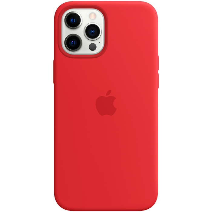 Чехол Apple MagSafe для iPhone 12 Pro Max, силикон, красный (PRODUCT)RED (MHLF3)