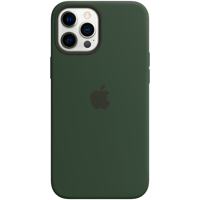 Чехол Apple MagSafe для iPhone 12 Pro Max, силикон, кипрский зелёный (MHLC3)