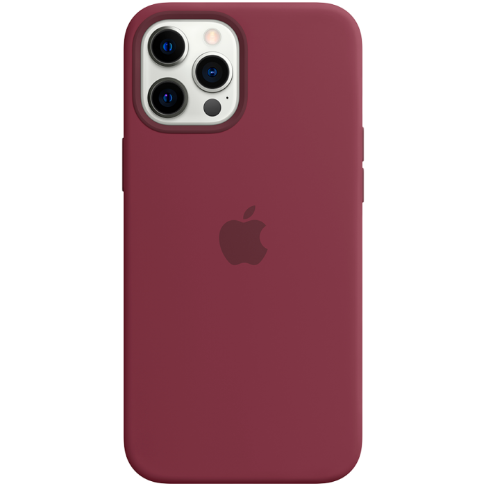 Чехол Apple MagSafe для iPhone 12 Pro Max, силикон, сливовый (MHLA3)