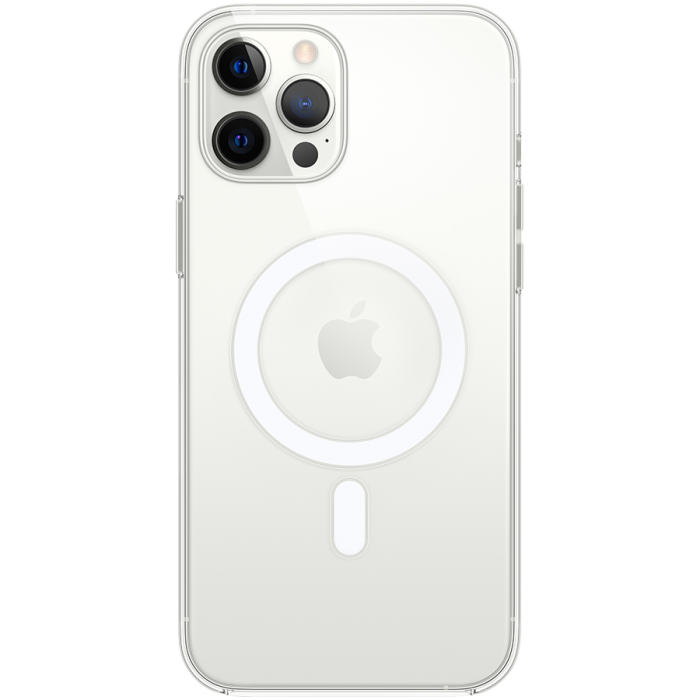 Чехол Apple MagSafe для iPhone 12 Pro Max, поликарбонат, прозрачный (MHLN3)