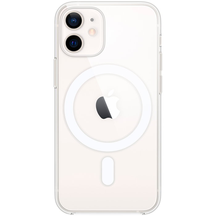 Чехол Apple MagSafe для iPhone 12 mini, поликарбонат, прозрачный (MHLL3)