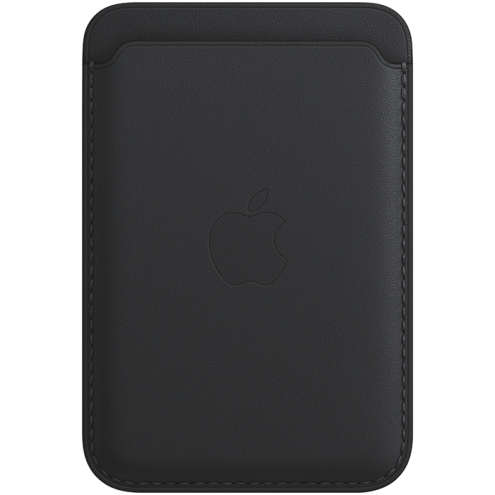 Кожаный чехол-бумажник Apple MagSafe для iPhone, тёмная ночь (MM0Y3)