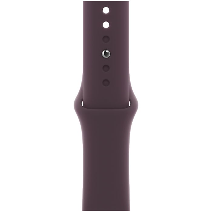 Спортивный ремешок для Apple Watch 45 мм размер R, тёмная вишня (MKV13)