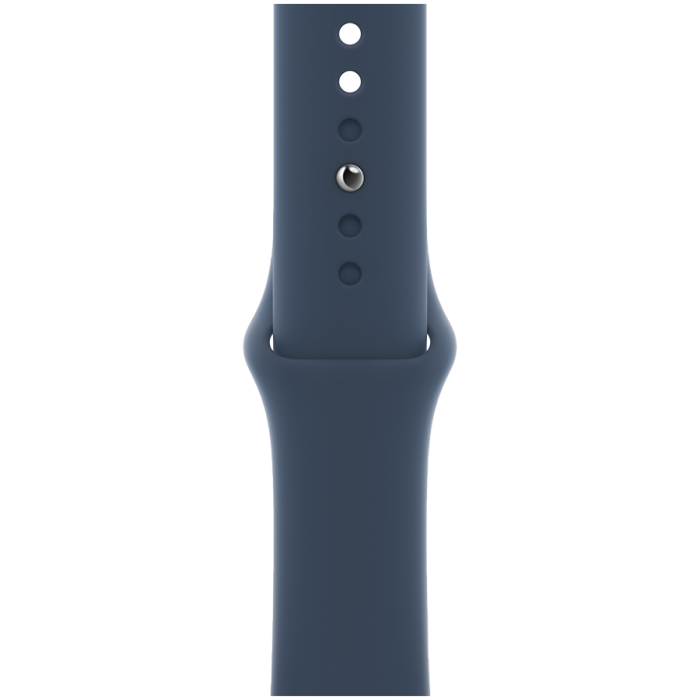 Спортивный ремешок для Apple Watch 45 мм размер R, синяя бездна (MKUW3)