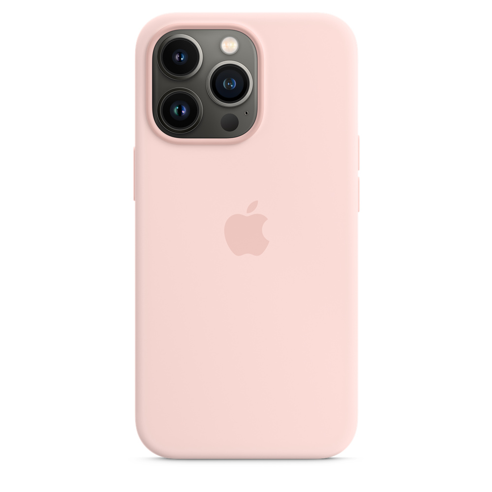 Чехол Apple MagSafe для iPhone 13 Pro, силикон, розовый мел (MM2H3)