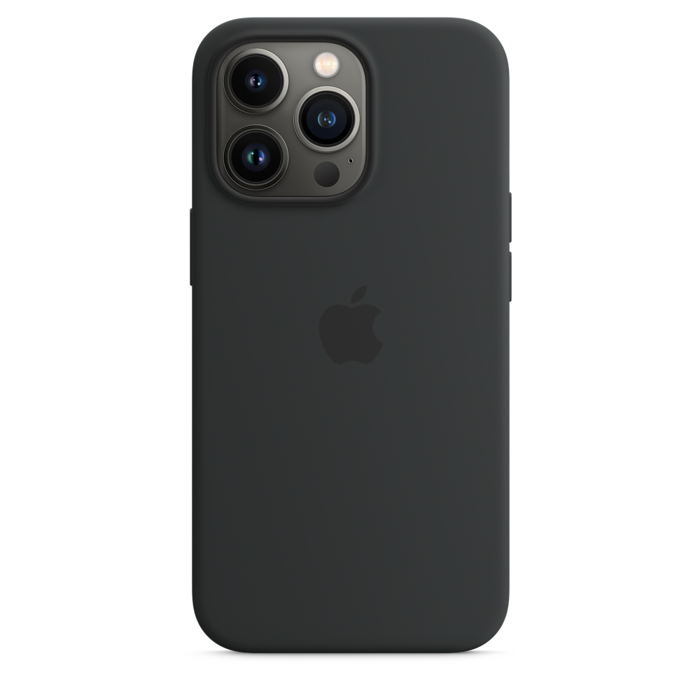 Чехол Apple MagSafe для iPhone 13 Pro, силикон, тёмная ночь (MM2K3)