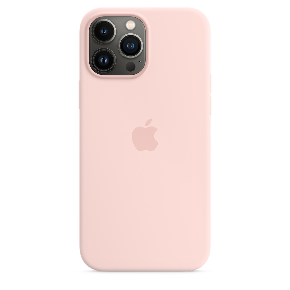 Чехол Apple MagSafe для iPhone 13 Pro Max, силикон, розовый мел (MM2R3)